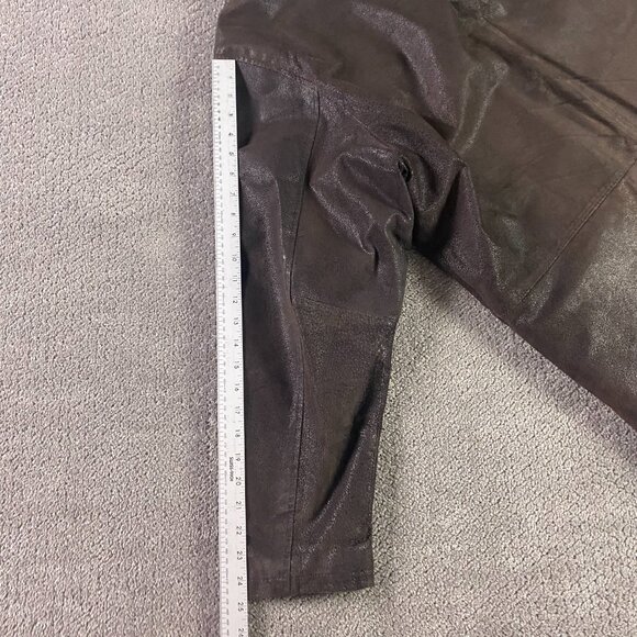 Nickelson Leather Jacket Men's Large Fits like XL Brown Double Zipper - Picture 13 of 14